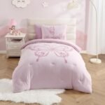 طقم لحاف شتوي زهري - Papillon