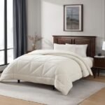 طقم لحاف شتوي مجوز جاكارد فلانيل - SNUG