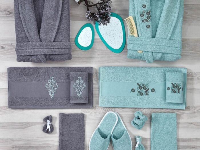 طقم ارواب 14 قطعة - سكني وأخضر