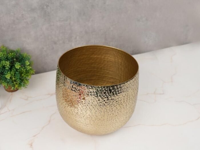 فازة ورد صغيرة ألمنيوم لون ذهبي - Sierra