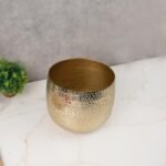 فازة ورد صغيرة ألمنيوم لون ذهبي - Sierra