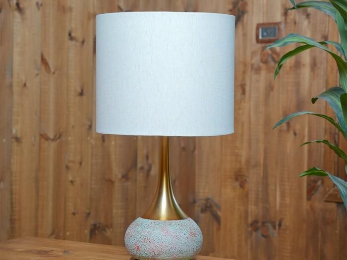 مصباح طاولة زجاج - Gourd