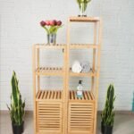 خزانة حمام خشب بامبو - Fend Plus