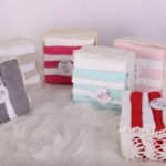 سلة بشاكير قطن 6 قطع - Crochet