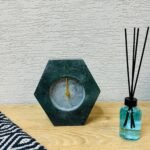 ساعة رخامية سداسي - Green