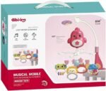 تعليقة سرير بيبي متحركة مع موسيقى