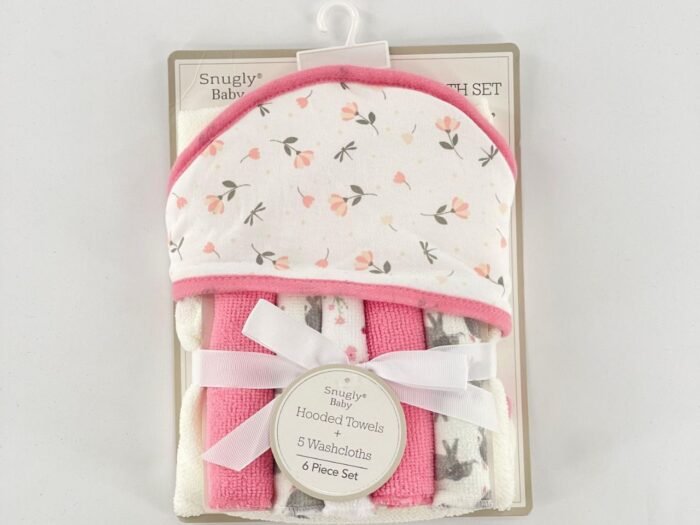 طقم منشفة وبشاكير عدد 6 حديث الولادة