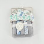 ⁦طقم منشفة وبشاكير عدد 6 حديث الولادة⁩ - الصورة ⁦2⁩