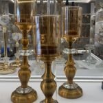 طقم شمعدان مذهب