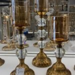 طقم شمعدان مذهب