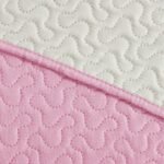 ⁦طقم شراشف مجوز - Sama Pink & Beige⁩ - الصورة ⁦5⁩