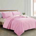 ⁦طقم شراشف مجوز - Sama Pink & Beige⁩ - الصورة ⁦2⁩