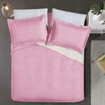 ⁦طقم شراشف مجوز - Sama Pink & Beige⁩ - الصورة ⁦4⁩