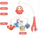 ⁦تعليقة سرير بيبي مع موسيقى متحركة مع تحكم⁩ - الصورة ⁦3⁩