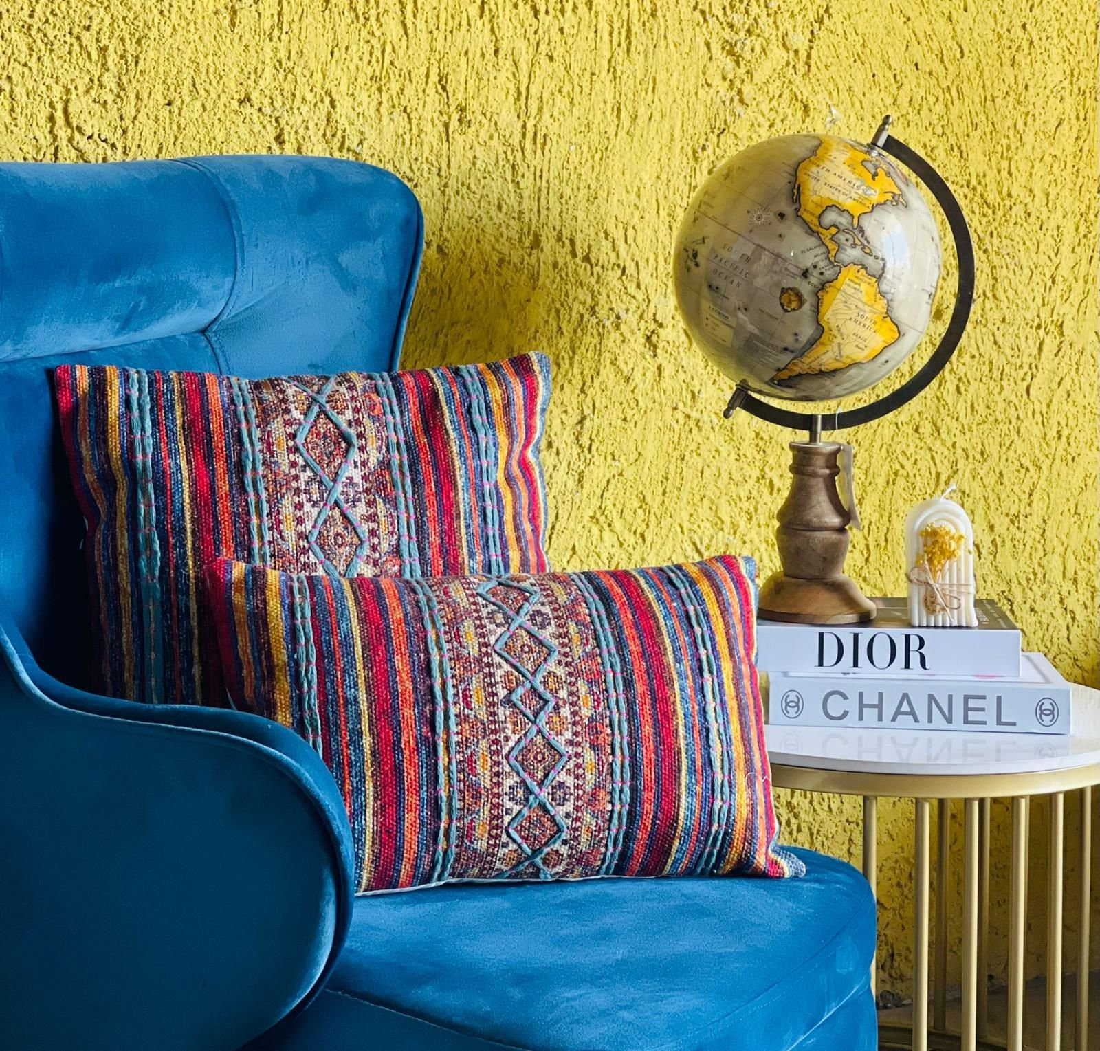 cm12gdqfq0kdz01mb96xp1hzd_9f7a59ea-5091-4740-b5ec-f9164d7561ab-3.jpg قرن كشمير هندي مع رنر - الصورة 1