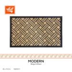 دعسة مدخل بيج وأسود -Modern