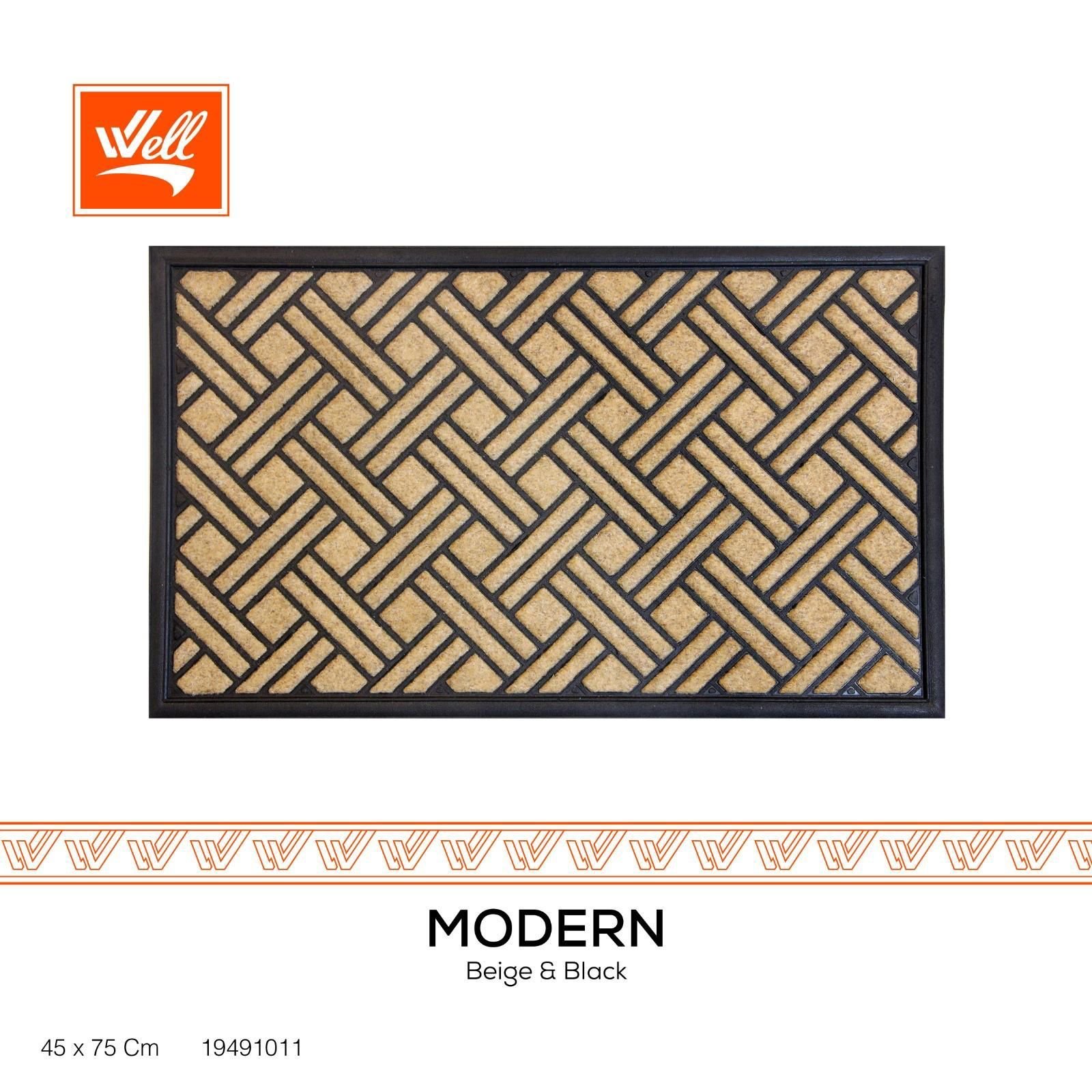 cm2szv3000san01kf7y43hen2_WhatsApp_Image_2024-10-27_at_3.28.25_PM-2.jpeg دعسة مدخل بيج وأسود -Modern - الصورة 1