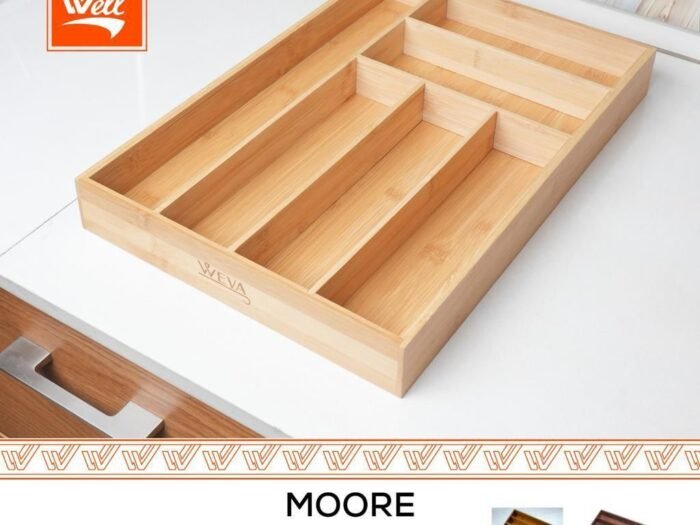 منظم أدوات مطبخ بني - Moore