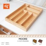 منظم أدوات مطبخ بني - Moore