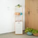 خزانة حمام خشب بامبو - Zest Plus