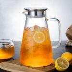 ⁦شاف ماء زجاج غطاء ستانلس⁩ - الصورة ⁦2⁩