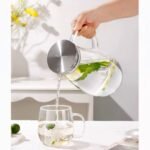 ⁦شاف ماء زجاج غطاء ستانلس⁩ - الصورة ⁦5⁩