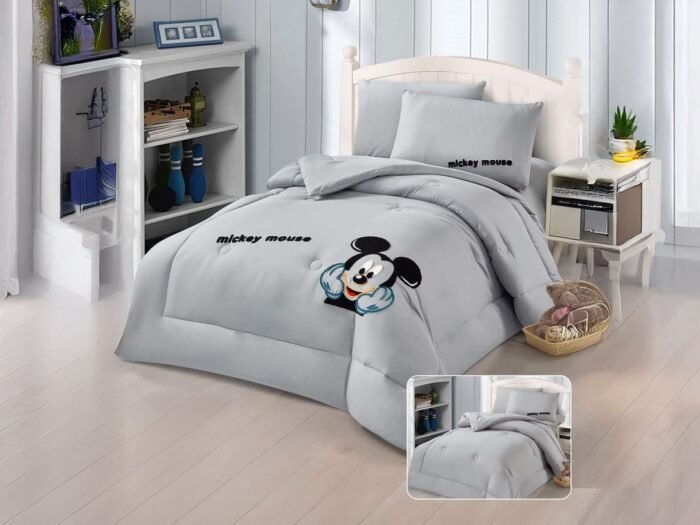 طقم لحاف مفرد صيفي  4 قطع - Mickey Mouse