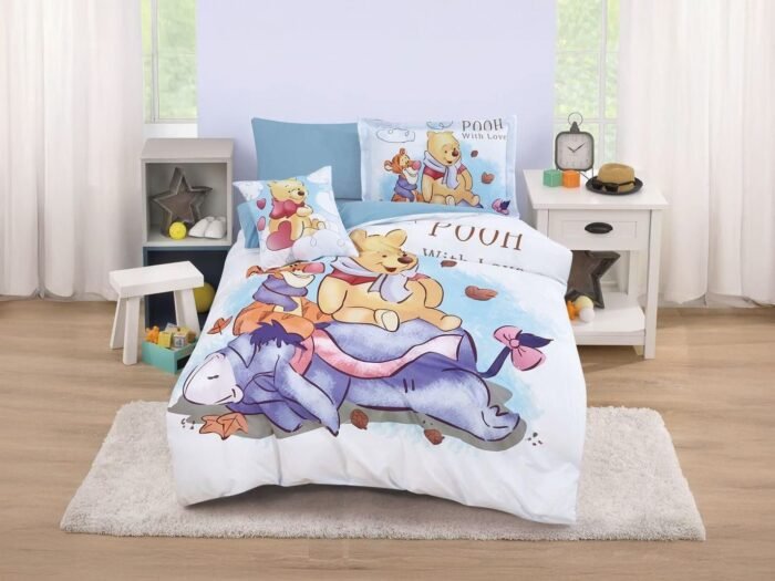 طقم لحاف أطفال صيفي مفرد ونص 5 قطع