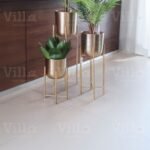 قوار معدني مع ستاند ذهبي - Algreen