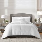 ⁦طقم بحاف كينج 8 قطع أبيض - Demion⁩ - الصورة ⁦2⁩