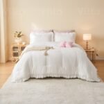 طقم لحاف مفرد ونص صيفي 5 قطع - Mary White
