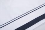 ⁦طقم لحاف قطن 100% كينج ابيض وكحلي - OASIS⁩ - الصورة ⁦4⁩