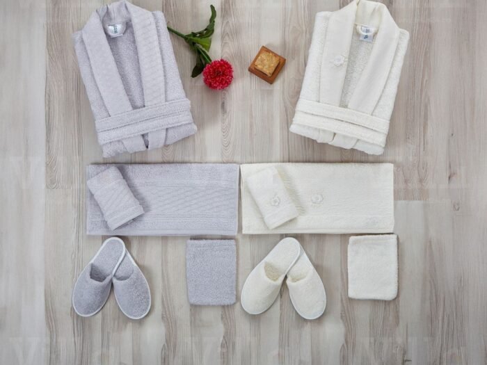 طقم ارواب 12 قطعة سكني وكريم - LUX