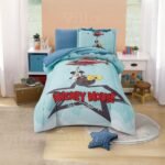 طقم لحاف أطفال مفرد صيفي 4 قطع -  ميكي ماووس