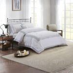 طقم لحاف قطن 100% كينج سكني - Charm