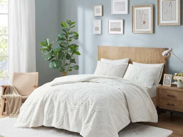 طقم لحاف شتوي مفرد ونص آيفوري - ARYA