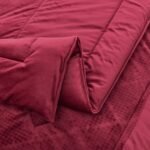 ⁦طقم لحاف بيرجندي كينج - Limy Burgundy⁩ - الصورة ⁦3⁩