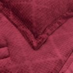 ⁦طقم لحاف بيرجندي كينج - Limy Burgundy⁩ - الصورة ⁦4⁩