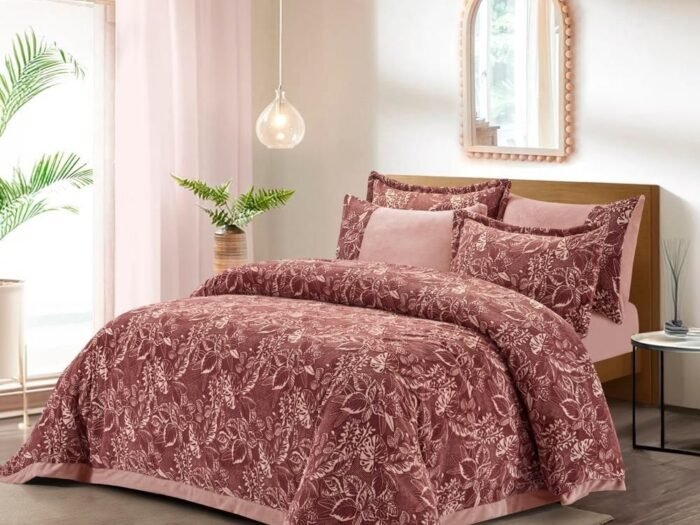 طقم اللحاف كينج بني - Patmos