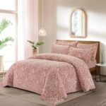 طقم اللحاف كينج زهري - Patmos