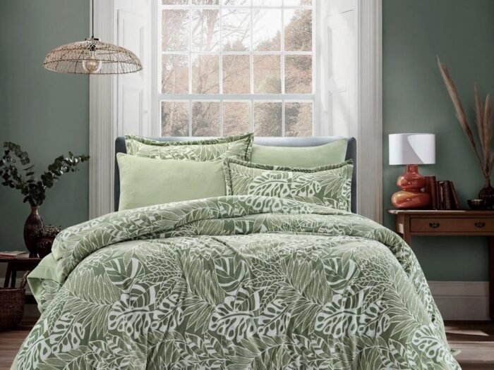 طقم اللحاف كينج أخضر - Lemnos