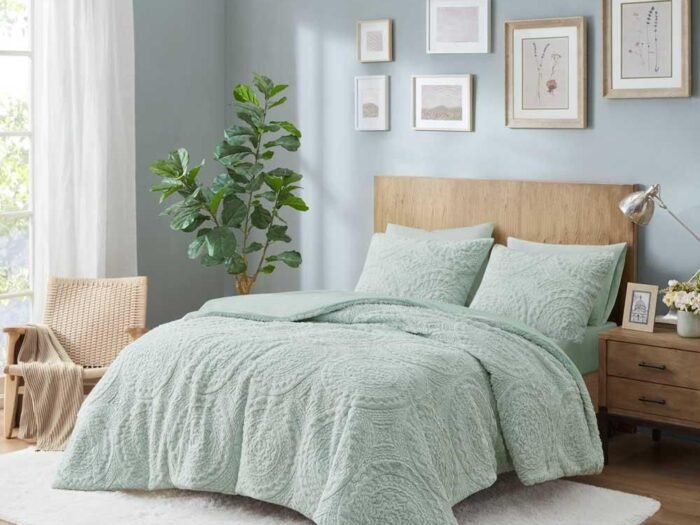 طقم اللحاف كينج اخضر - ARYA