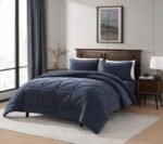 ⁦طقم لحاف شتوي مجوز جاكارد فلانيل - SNUG⁩ - الصورة ⁦5⁩