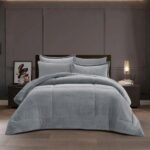 طقم لحاف شتوي مخمل سكني مفرد ونصف - FROSKA