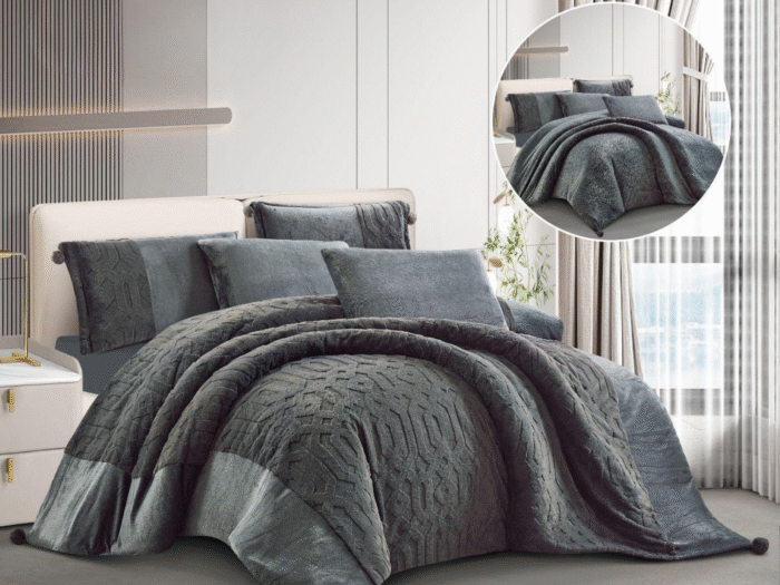 طقم لحاف شتوي فرو - VIRGINIA