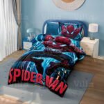طقم لحاف أطفال شتوي - Spider Man