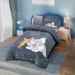 طقم لحاف أطفال شتوي - Tom and Jerry