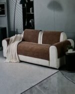 ⁦غطاء كنب جاكارد مخملي قطعة واحدة⁩ - الصورة ⁦3⁩