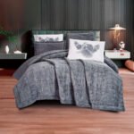 طقم لحاف شتوي فرو ناعم سكني - LILAC