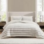 طقم لحاف شتوي مخمل آيفوري كينج - ZENIA